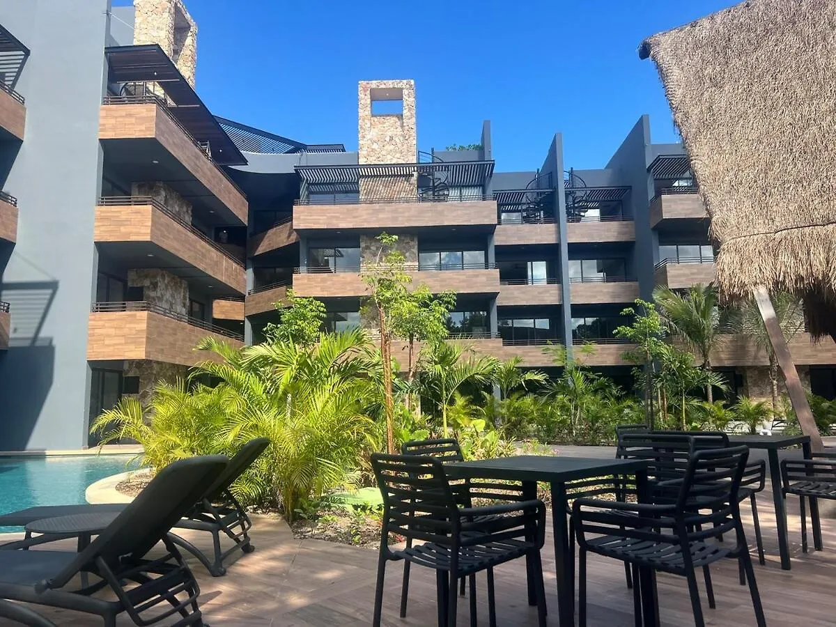 Luxury 2Bdr Apt With Direct Pool In Paramar Black 图卢姆 墨西哥